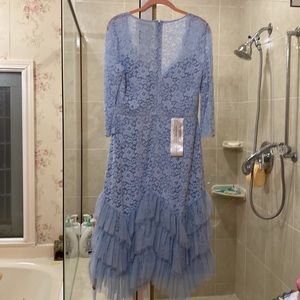 BCBG MAX AZRIA ruffled dress, prom, occasion, wedding guest